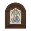 Серебряная икона в деревянном киоте Владимирская Пресвятая Богородица 50240060Е06